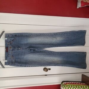 Miland Blue Denim Jeans, Light Weight, Trouser Style, Size 5/6